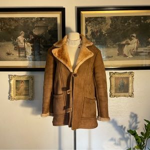 aspen winter 70s cowboy sherpa jacket